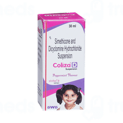 Coliza D Peppermint Flavour Suspension 30ml
