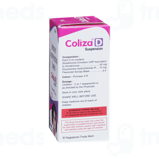 Coliza D Peppermint Flavour Suspension 30ml