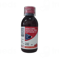 Crocin 120 Strawberry Flavour Suspension 60ml