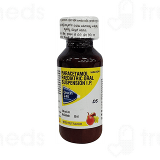 Crocin 240 Ds Mixed Fruit Flavour Suspension 60ml