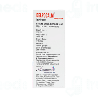 Delpocalm Suspension 30Ml