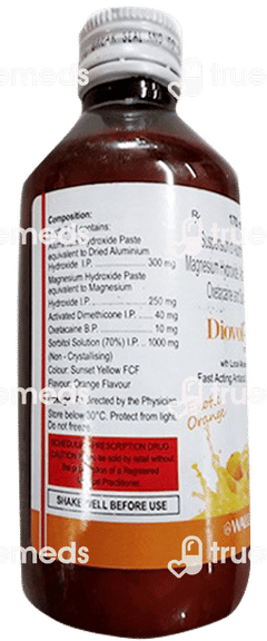 Diovol La Forte Orange Flavour Sugar Free Suspension 170ml