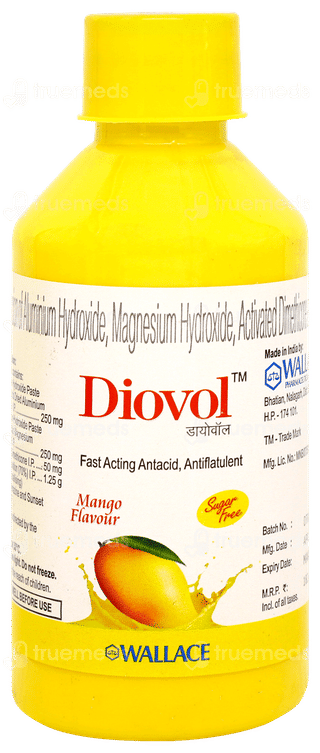 Diovol Mango Flavour Sugar Free Solution 170ml
