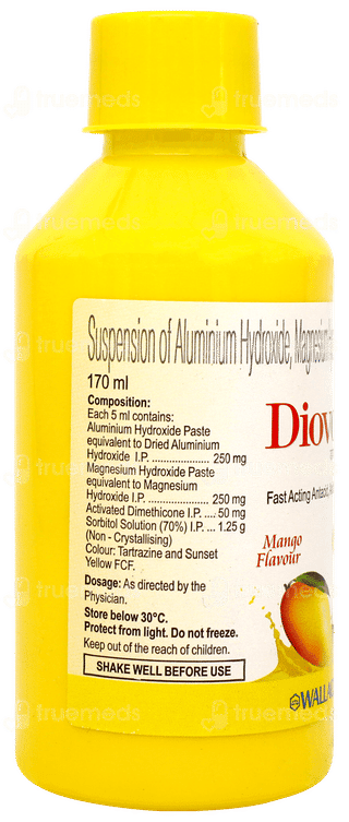 Diovol Mango Flavour Sugar Free Solution 170ml