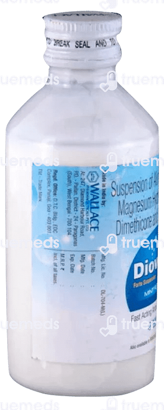 Diovol Plus Mint 250/250/50 MG Suspension 170 ML