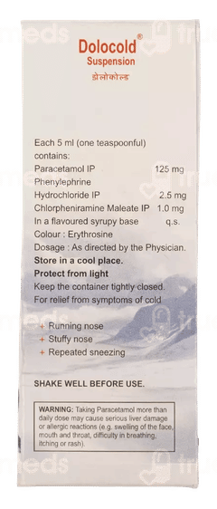 Dolocold Suspension 60Ml