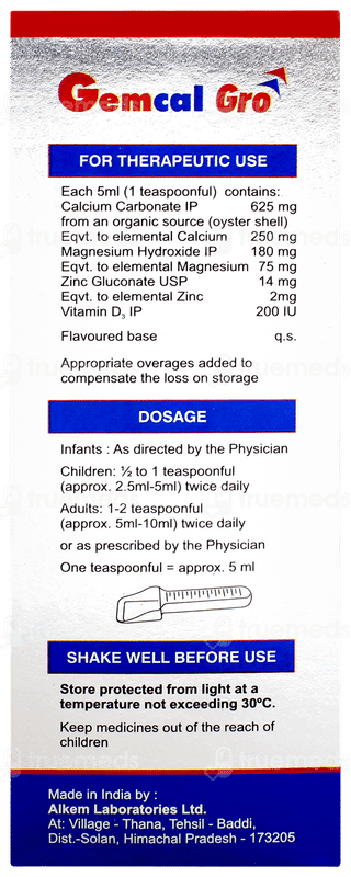 Gemcal Gro Suspension 200ml