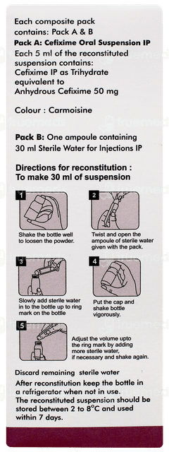 Gramocef O 50 Dry Syrup 30ml