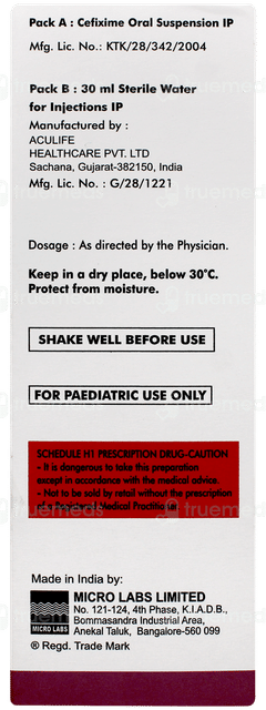 Gramocef O 50 Dry Syrup 30ml