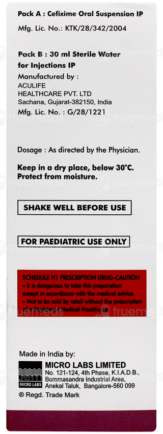 Gramocef O 50 Dry Syrup 30ml