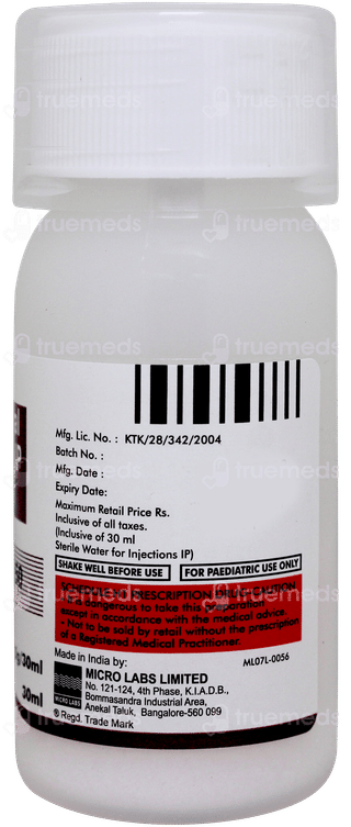 Gramocef O 50 Dry Syrup 30ml