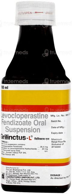Grilinctus L Suspension 100ml Grilinctus L Suspension 100ml