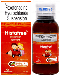 Histafree Raspberry Vanilla Flavour Suspension 60ml