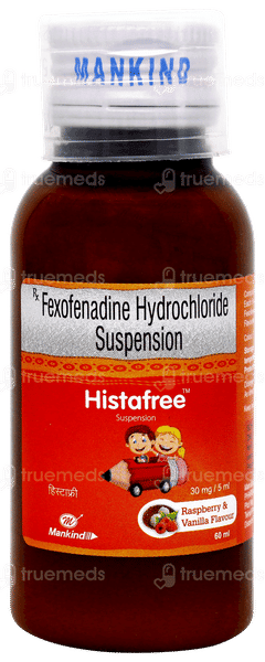Histafree Raspberry Vanilla Flavour Suspension 60ml