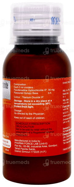 Histafree Raspberry Vanilla Flavour Suspension 60ml