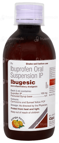 Ibugesic Orange Flavour Suspension 100ml