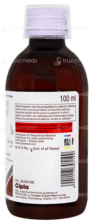 Ibugesic Orange Flavour Suspension 100ml