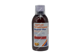 Ibugesic Plus Orange Flavour Suspension 100 ML