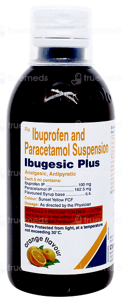 Ibugesic Plus Orange Flavour Suspension 100ml