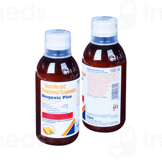Ibugesic Plus Orange Flavour Suspension 100Ml