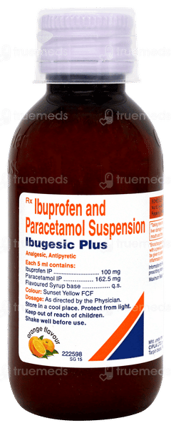 Ibugesic Plus Orange Flavour Suspension 60ml