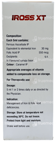 Iross Xt 30Mg/550Mcg Suspension 200Ml