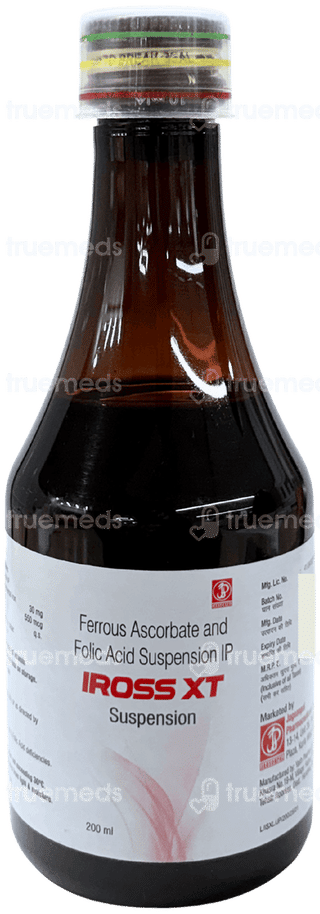 Iross Xt 30Mg/550Mcg Suspension 200Ml