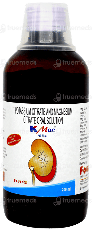 K Mac Mixed Fruit Flavour Sugar Free Solution 200ml