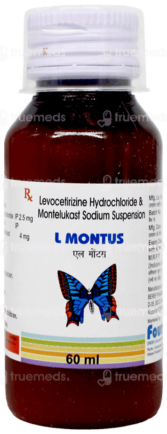 L Montus Suspension 60Ml L Montus Suspension 60Ml