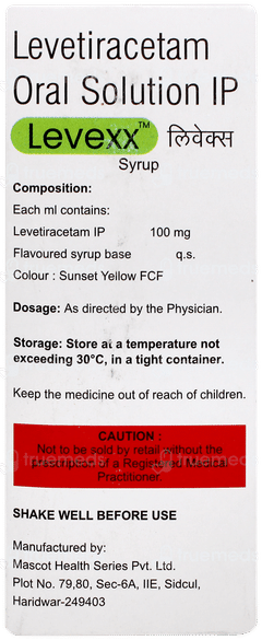 Levexx Syrup 100Ml Levexx Syrup 100Ml