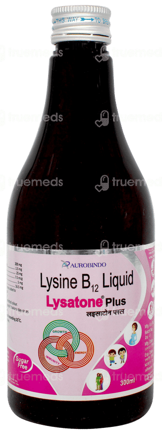 Lysatone Plus Sugar Free Liquid 300ml
