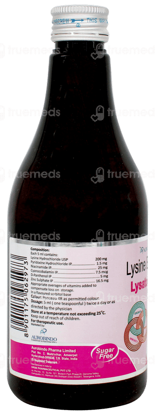 Lysatone Plus Sugar Free Liquid 300ml