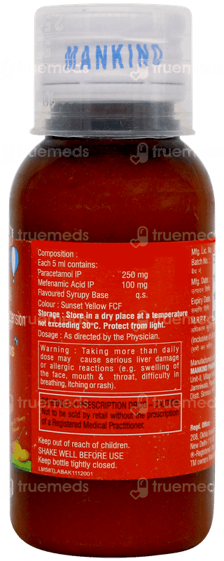 Mefkind Ds Mango And Honey Flavour Suspension 60ml