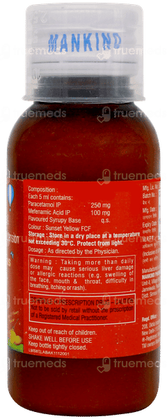 Mefkind Ds Mango And Honey Flavour Suspension 60ml