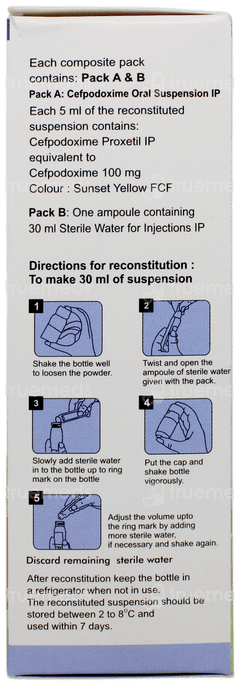 Microcef 100 Dry Syrup 30ml Microcef 100 Dry Syrup 30ml