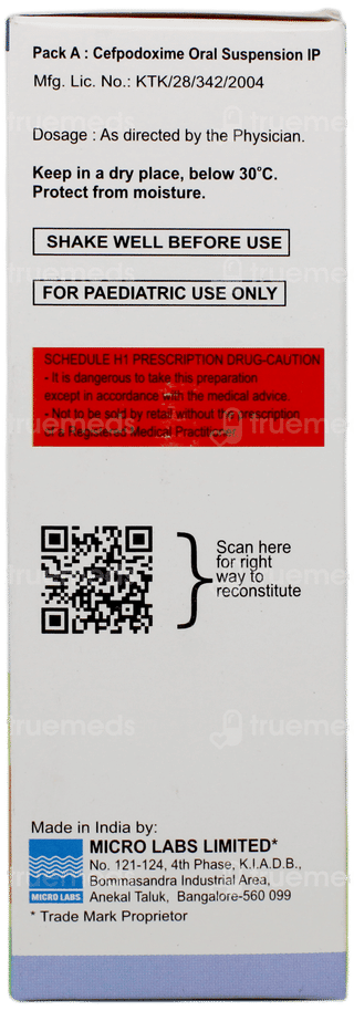 Microcef 100 Dry Syrup 30ml