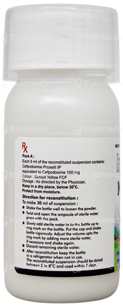 Microcef 100 Dry Syrup 30ml Microcef 100 Dry Syrup 30ml