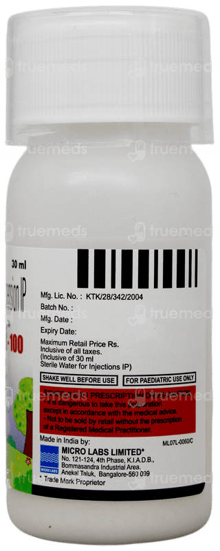Microcef 100 Dry Syrup 30ml