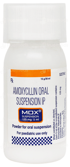 Mox 125mg Suspension 30ml Mox 125mg Suspension 30ml