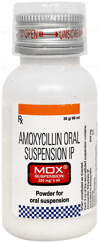Mox 250Mg Suspension 60Ml