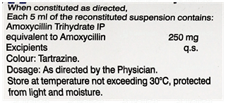 Mox 250Mg Suspension 60Ml