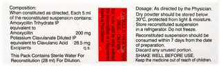 Moxclav Bd 228.5mg Suspension 30ml