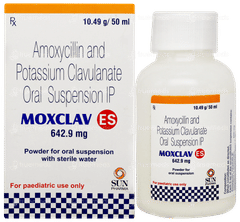 Moxclav Es Suspension 50ml Moxclav Es Suspension 50ml