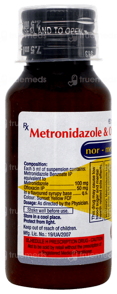 Nor Metrogyl O Suspension 60ml Nor Metrogyl O Suspension 60ml
