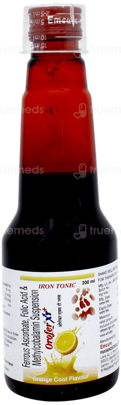 Orofer Xt + Orange Cool Flavour Suspension 200ml Orofer Xt + Orange Cool Flavour Suspension 200ml