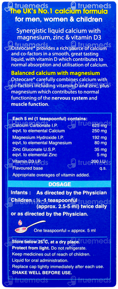 Osteocare Orange Flavour Suspension 200ml