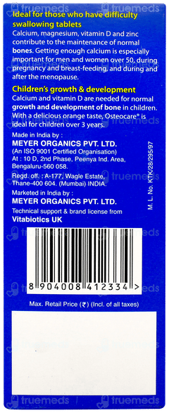 Osteocare Orange Flavour Suspension 200ml