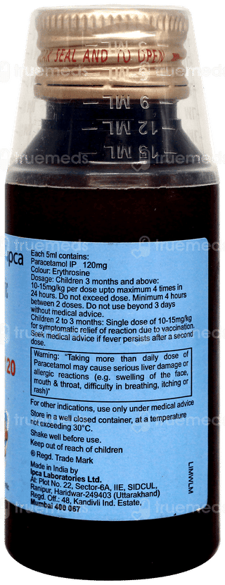 Pacimol 120 Suspension 60Ml