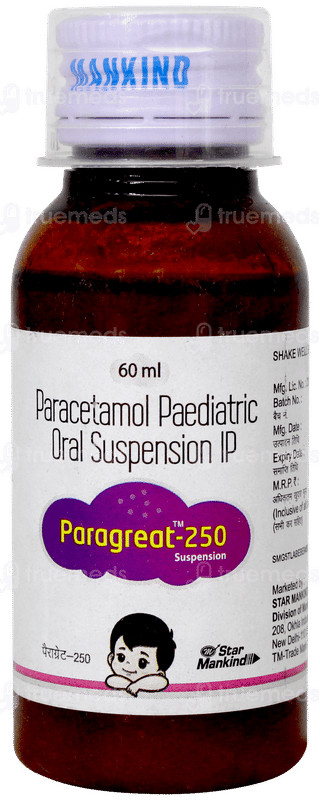 PARAGREAT 250 SUSPENSION 60ML