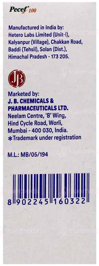 Pecef 100 Suspension 30ml